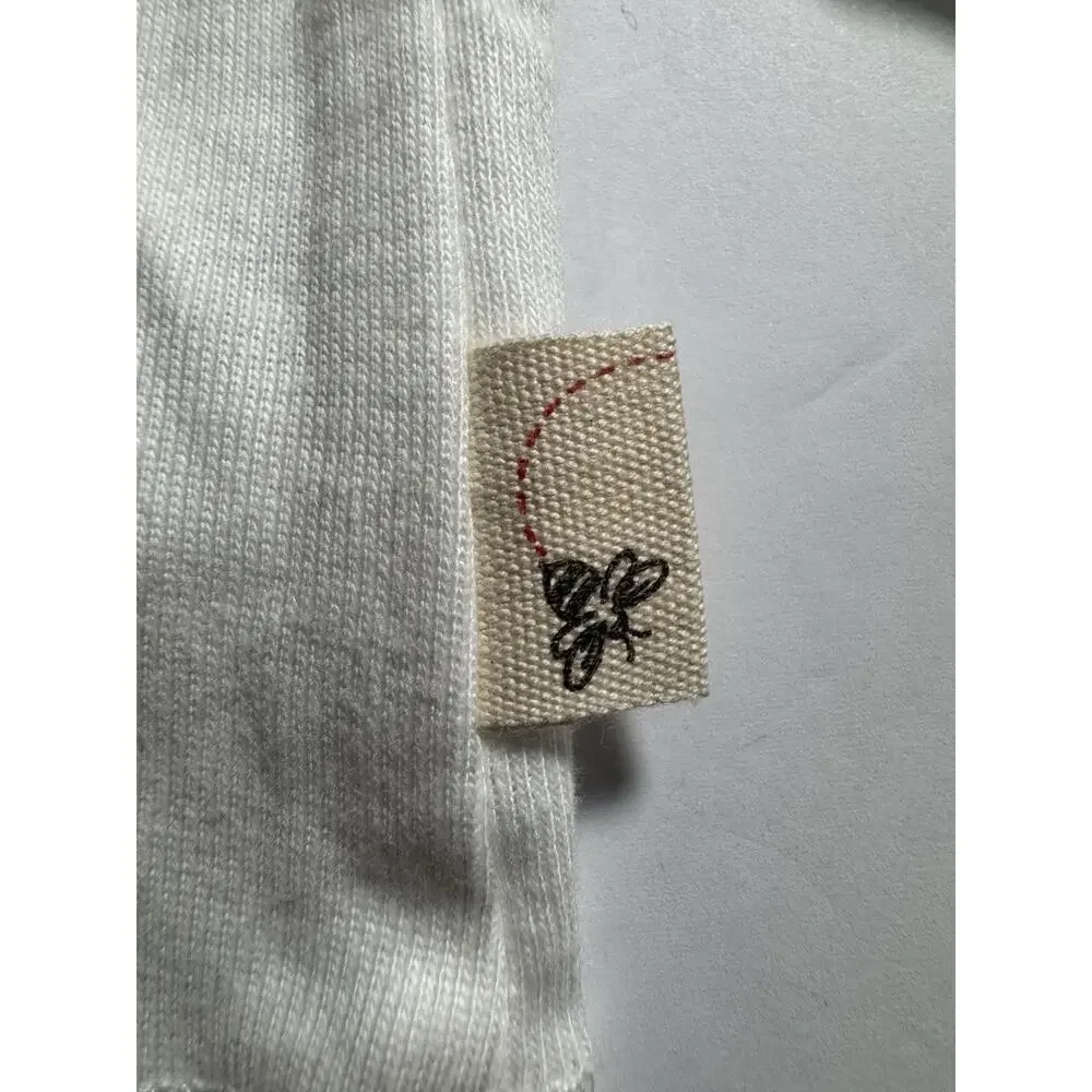 Burt’s Bees Baby 3-6M Organic Cotton Bee Print 2 Piece Outfit Top Pants